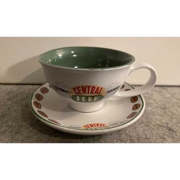 Central Perk Friends Coffee Cup and Saucer Made for Silver Buffalo #1772 - Picture 2 of 3